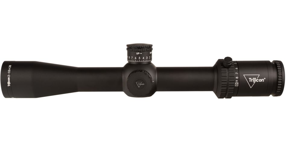 Trijicon Credo CR1036 2-10x36mm Rifle Scope, 30 mm Tube, First Focal Plane, Black, Red MOA Precision Tree Reticle, MOA Adjustment, 2900037