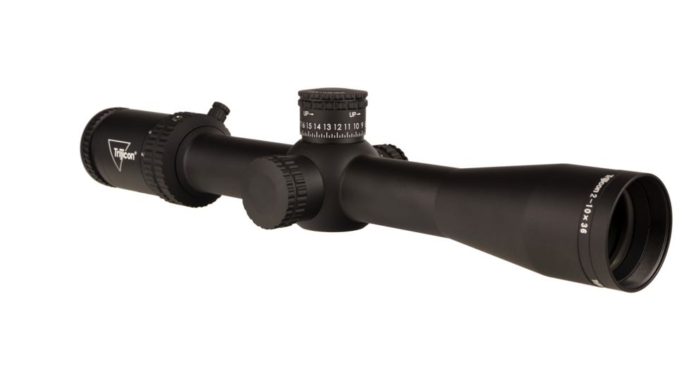 Trijicon Credo CR1036 2-10x36mm Rifle Scope, 30 mm Tube, First Focal Plane, Black, Red MOA Precision Tree Reticle, MOA Adjustment, 2900037