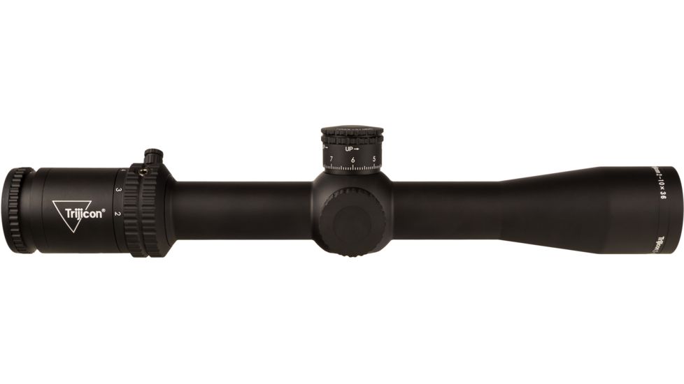 Trijicon Credo CR1036 2-10x36mm Rifle Scope, 30 mm Tube, First Focal Plane, Black, Red MRAD Precision Tree Reticle, Mil Rad Adjustment, 2900038