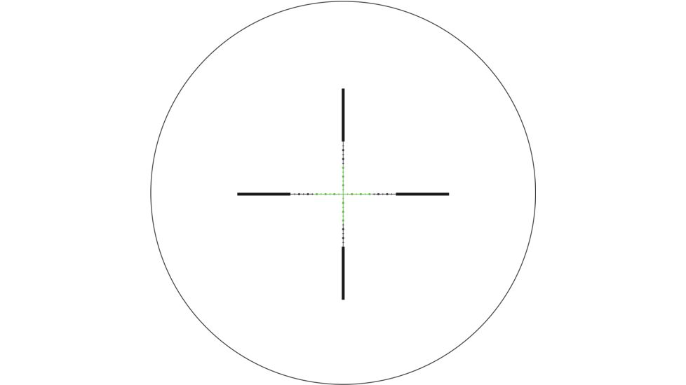 Trijicon Credo CR940 3-9x40mm Rifle Scope, 1 in Tube, Second Focal Plane, Black, Green MIL-Square Crosshair Reticle, Mil Rad Adjustment, 2900042