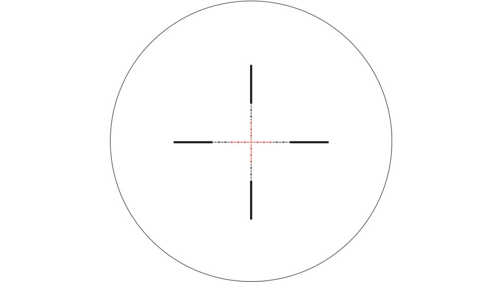 Trijicon Credo CR940 3-9x40mm Rifle Scope, 1 in Tube, Second Focal Plane, Black, Red MIL-Square Crosshair Reticle, Mil Rad Adjustment, 2900041