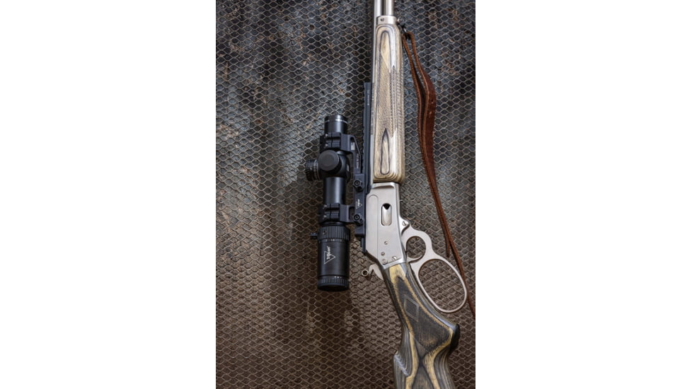 Trijicon Credo HX Riflescope, 1-10x28mm, 34mm Tube, First Focal Plane, Red/Green MOA Segmented Circle Enhanced Reticle, Exposed Elevation Adjuster w/Return to Zero Feature, Black, 2900049