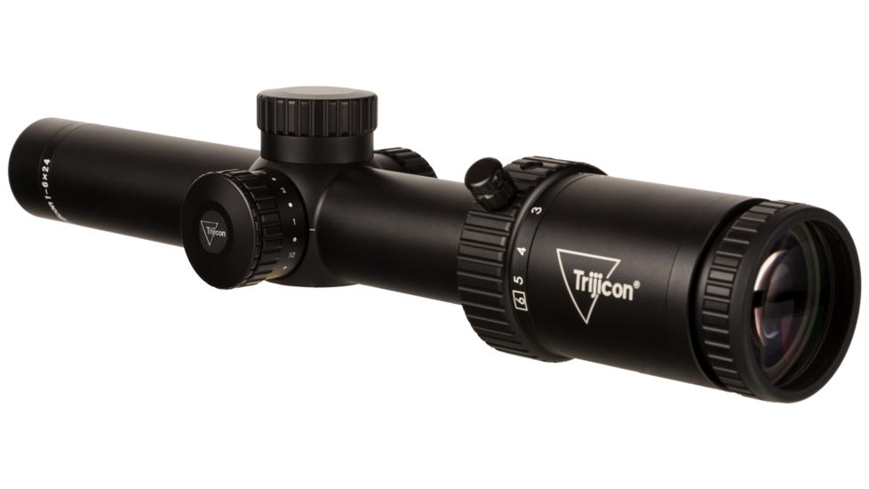Trijicon Credo HX CRHX624 1-6x24mm Rifle Scope, 30 mm Tube, Second Focal Plane, Black, Red BDC Hunter .223 Reticle, MOA Adjustment, 2900020