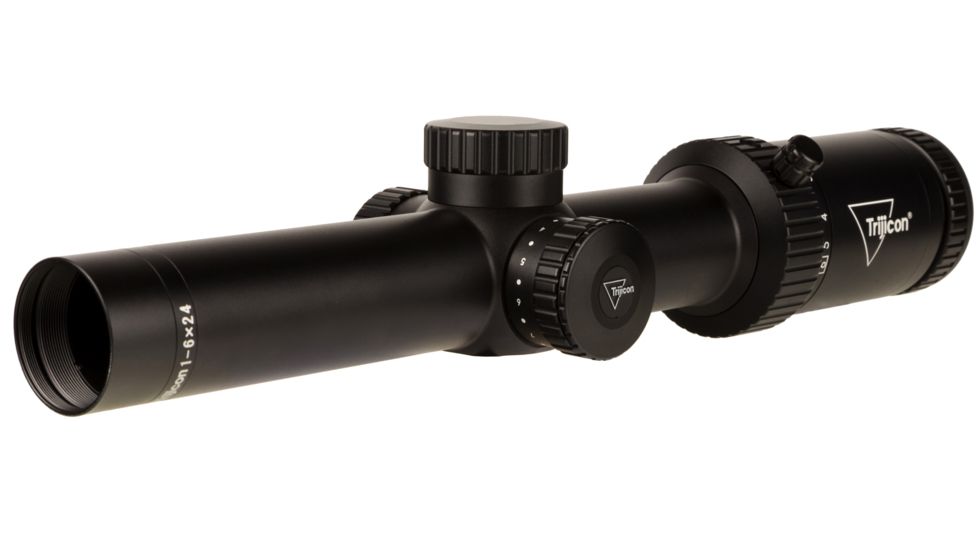 Trijicon Credo HX CRHX624 1-6x24mm Rifle Scope, 30 mm Tube, Second Focal Plane, Black, Red BDC Hunter .223 Reticle, MOA Adjustment, 2900020