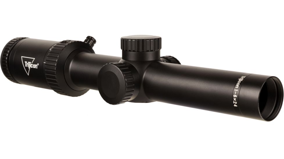 Trijicon Credo HX CRHX624 1-6x24mm Rifle Scope, 30 mm Tube, Second Focal Plane, Black, Red BDC Hunter .223 Reticle, MOA Adjustment, 2900020