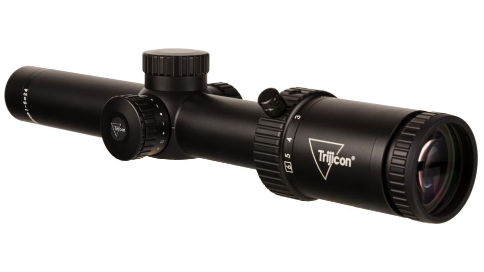 Trijicon Credo HX CRHX624 1-6x24mm Rifle Scope, 30 mm Tube, Second Focal Plane, Black, Green BDC Hunter .308 Reticle, MOA Adjustment, 2900017