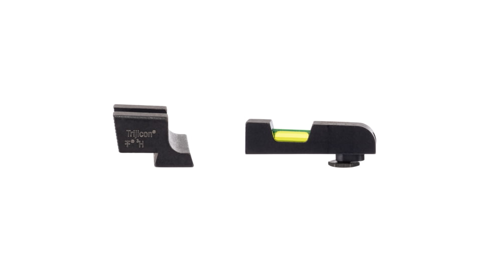 Trijicon DI Night Sight Set, Dual-Illuminated, U-Notch, Tritium Green Front Color/ Rear Color, Glock Models 42, 43, 43X, &amp; 48, 601106