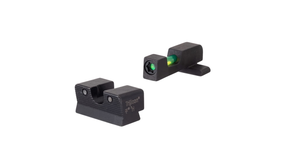 DEMO, Trijicon DI Night Sight Set, Dual-Illuminated, U-Notch, Tritium Green Front Color/ Rear Color, Sig Sauer #8 Front/#8 Rear, 601112