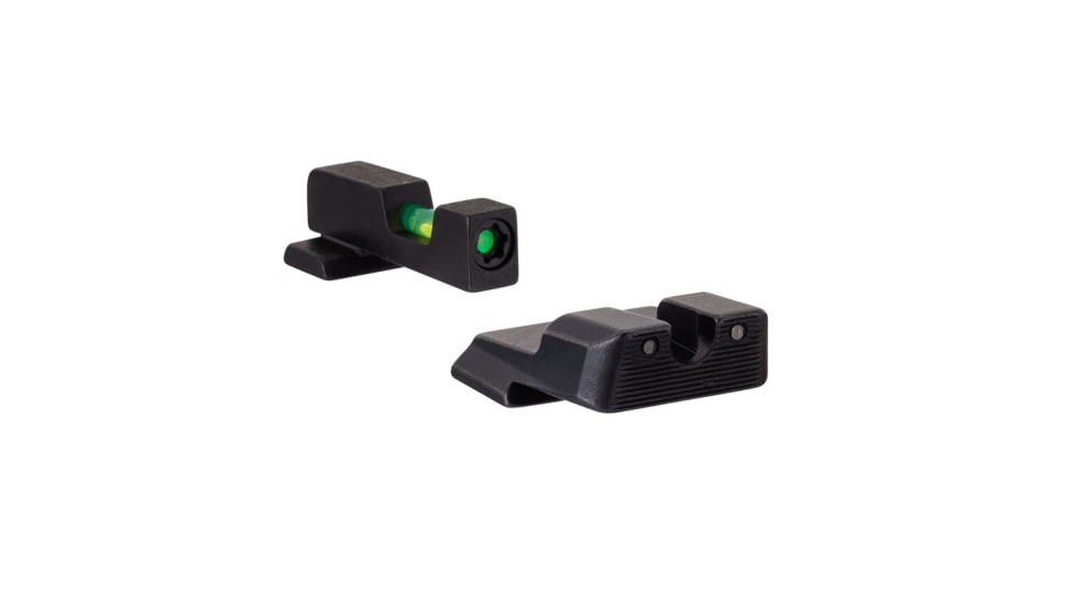 Trijicon DI Night Sight Set, Dual-Illuminated, U-Notch, Tritium Green Front Color/ Rear Color, Smith &amp; Wesson M&amp;P, M&amp;P M2.0, SD VE, 601108