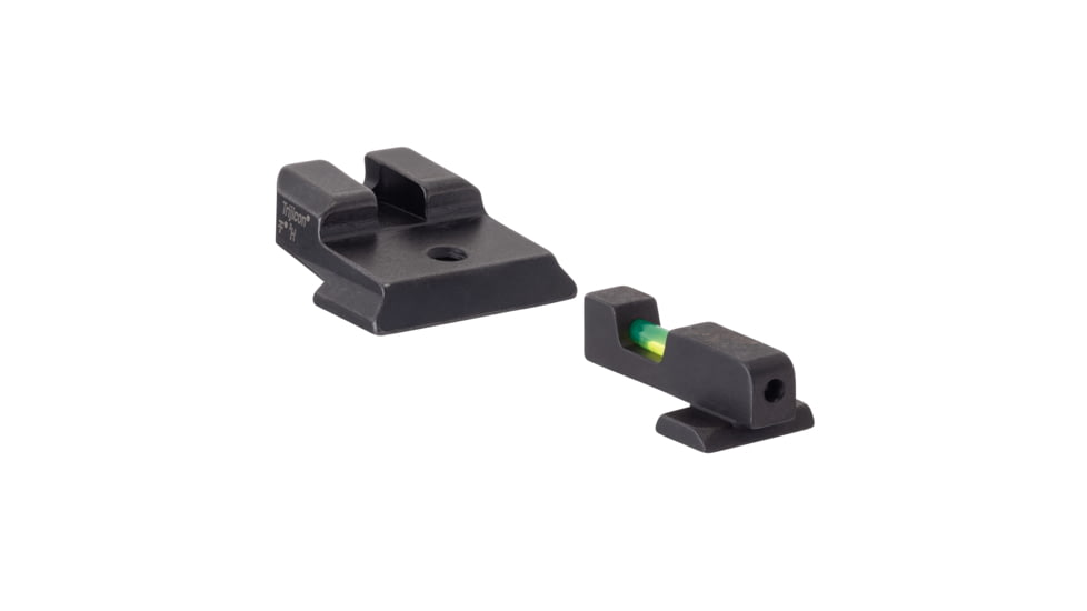 Trijicon DI Night Sight Set, Dual-Illuminated, U-Notch, Tritium Green Front Color/ Rear Color, Smith &amp; Wesson M&amp;P, M&amp;P M2.0, SD VE, 601108