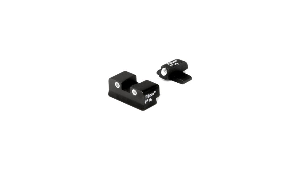 Trijicon Bright &amp; Tough 3 Dot Night Sight Set, Green Front Yellow Rear, Springfield XD-9 40/45/XD-357, SP01Y