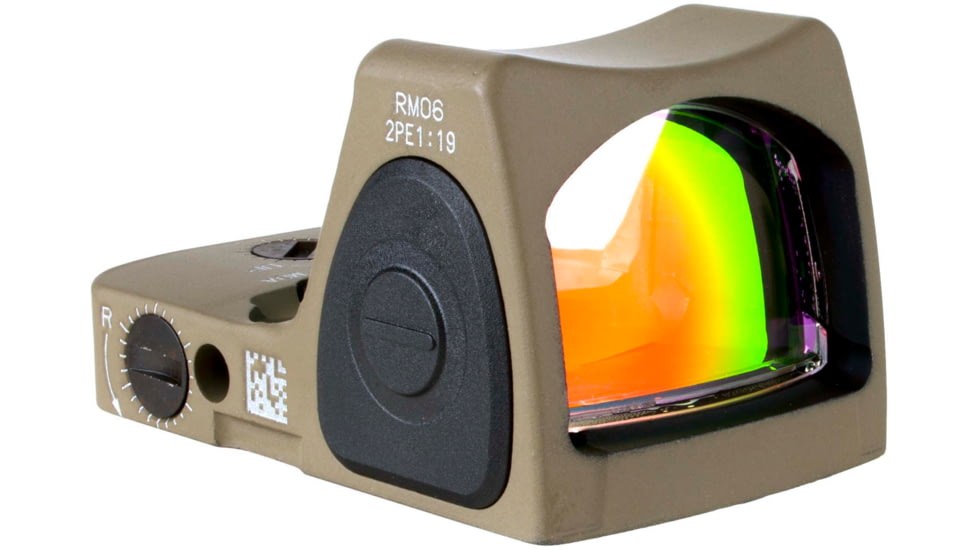 Trijicon Dual Defense RMR Type 2 Reflex Red Dot Sight w/ M17/18 Mount w/ Integrated Bright&amp;Tough Optic, 1x, 3.25 MOA Reticle, FDE, RM06-C-700816