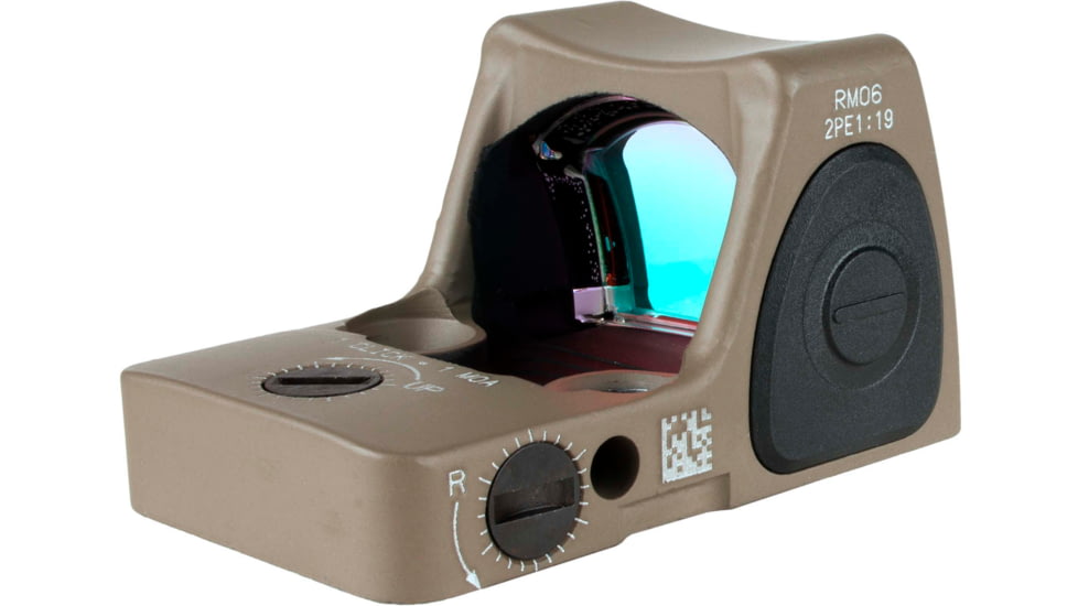 Trijicon Dual Defense RMR Type 2 Reflex Red Dot Sight w/ M17/18 Mount w/ Integrated Bright&amp;Tough Optic, 1x, 3.25 MOA Reticle, FDE, RM06-C-700816
