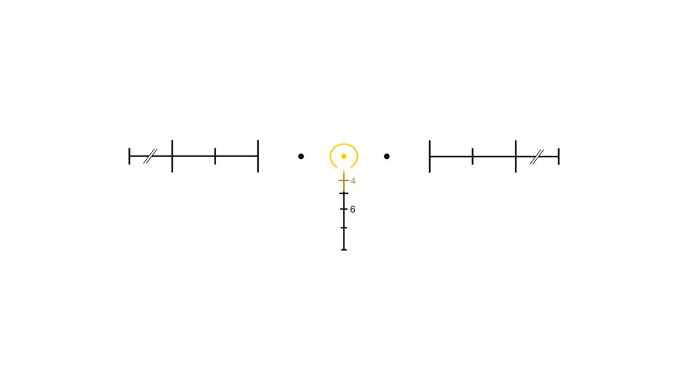 Trijicon ACOG 4x32 Dual Ill Rifle Scope w/Mount, Amber Horseshoe .223 Reticle