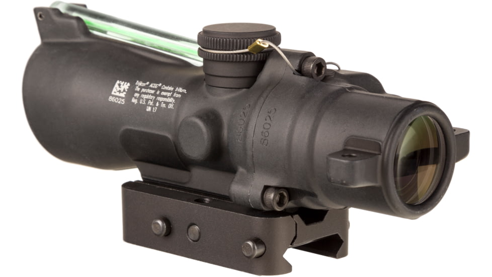 Trijicon Dual Illuminated Low Height Compact ACOG Scope, 3x24 mm, Green, .223/55gr. Crosshair Reticle, Matte Black, 400353