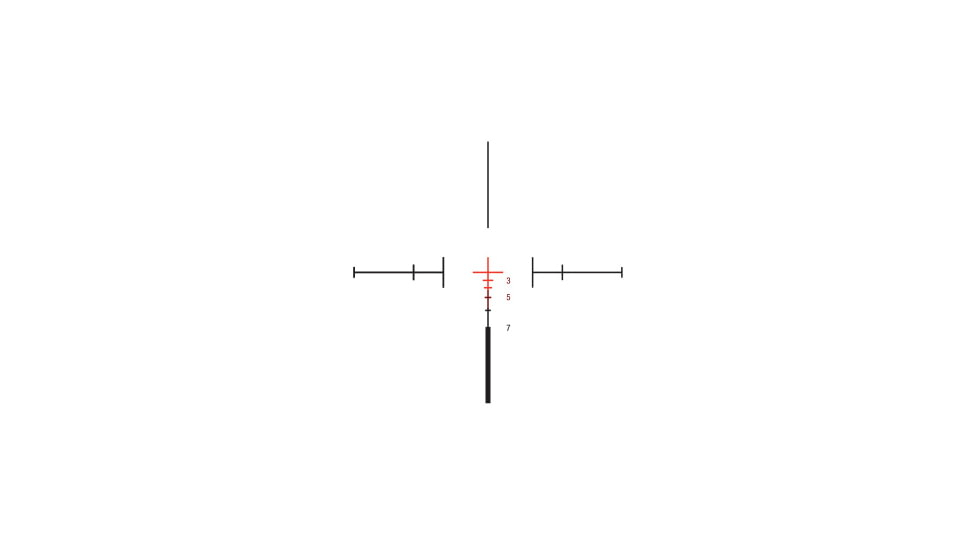 Trijicon Dual Illuminated Low Height Compact ACOG Scope, 3x24 mm, Red, .223/55gr. Crosshair Reticle, Matte Black, 400351