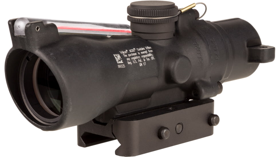 Trijicon Dual Illuminated Low Height Compact ACOG Scope, 3x24 mm, Red, .223/55gr. Crosshair Reticle, Matte Black, 400351
