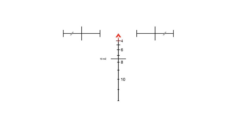 Trijicon Dual Illuminated Red Chevron .308 Ballistic Reticle