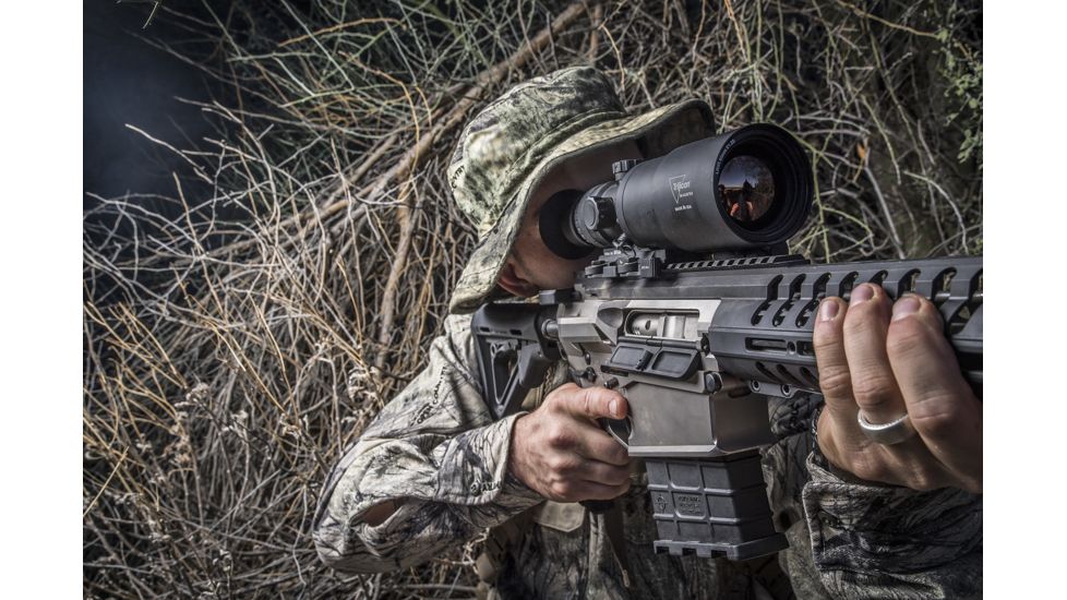 Trijicon Electro Optics IR HUNTER MK2 2.5 Optical/20x Digital 35mm Thermal Rifle Scope, Black IRMK2-35