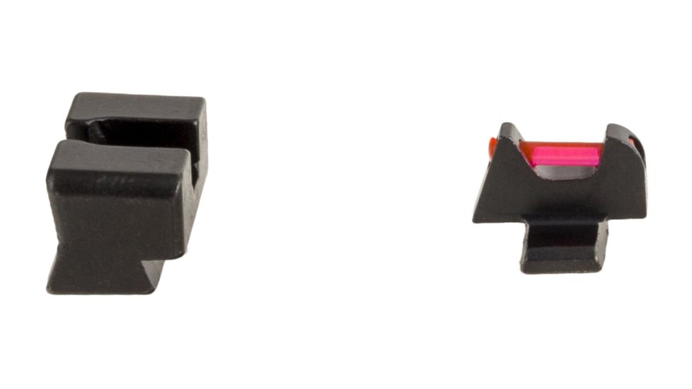 Trijicon Fiber Optic Pistol Front/Rear Sight Set, Red Fiber Stick, Sig Sauer P220/P229/P240/P938/Pro233/Pro2340/Pro245, Black, 601047