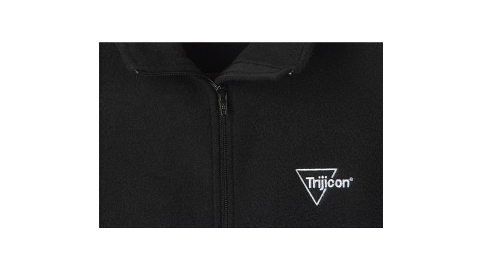 Trijicon Women's Fleece Full-Zip Jacket w/ Trijicon Logo, Black, Medium AP48M