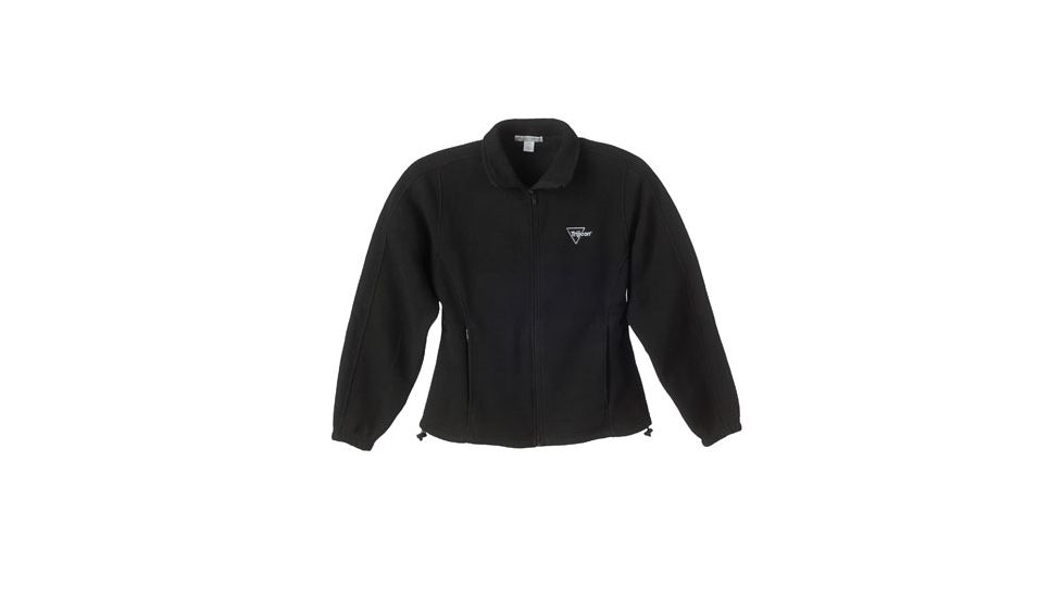 Trijicon Women's Fleece Full-Zip Jacket w/ Trijicon Logo, Black, Medium AP48M