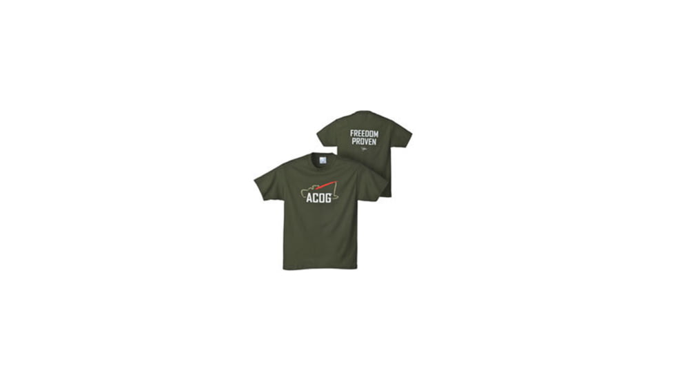 Trijicon Freedom Shirt, Short Sleeve - Men's, Olive, Large TRJAP42L