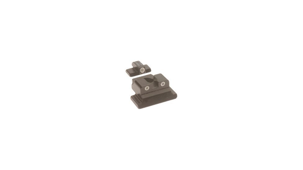 Trijicon Bright &amp; Tough Firestar Night Sight Set, 3 Dot, Green Front, Green Rear, 9mm FS01
