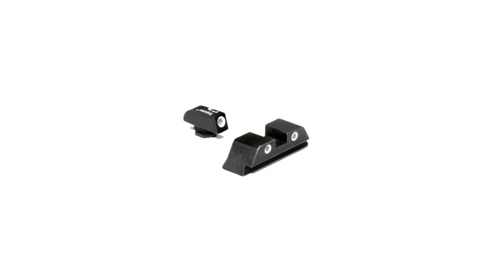 Trijicon Bright &amp; Tough Three Dot Night Sight Set, Green Front &amp; Rear - Glock 36 - GL12