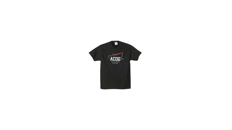 Trijicon Short Sleeve Graphic T-Shirt w/Survey Tagline - Medium, Black AP35M