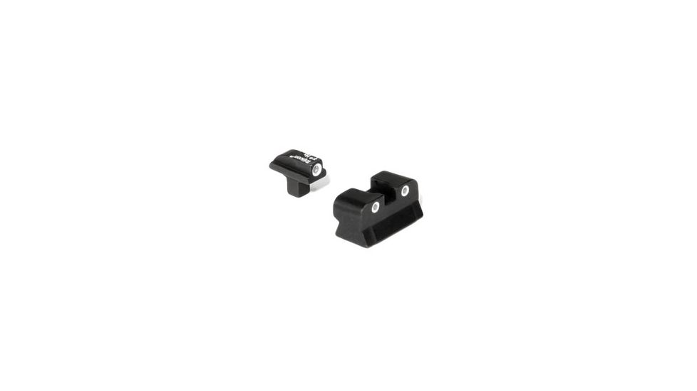 Trijicon Bright &amp; Tough Green Front &amp; Green Rear Night Sight Set - Colt Officers