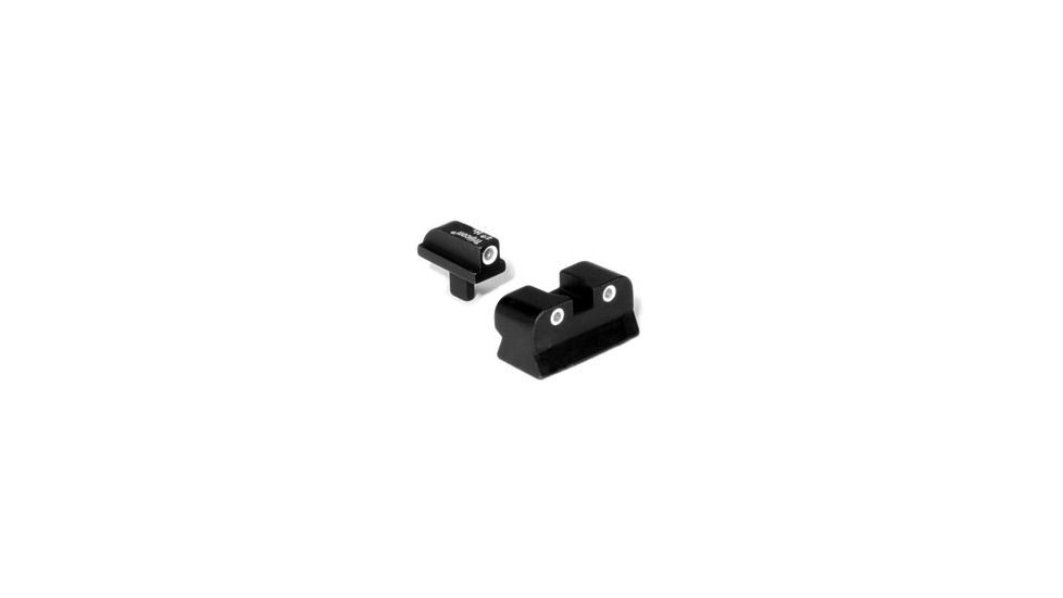 Trijicon Bright &amp; Tough Green Front &amp; Green Rear Night Sight Set - Colt Govt, Older