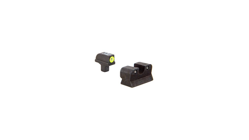 HD Night Sight Set " Yellow Front Outline " for Colt Commander