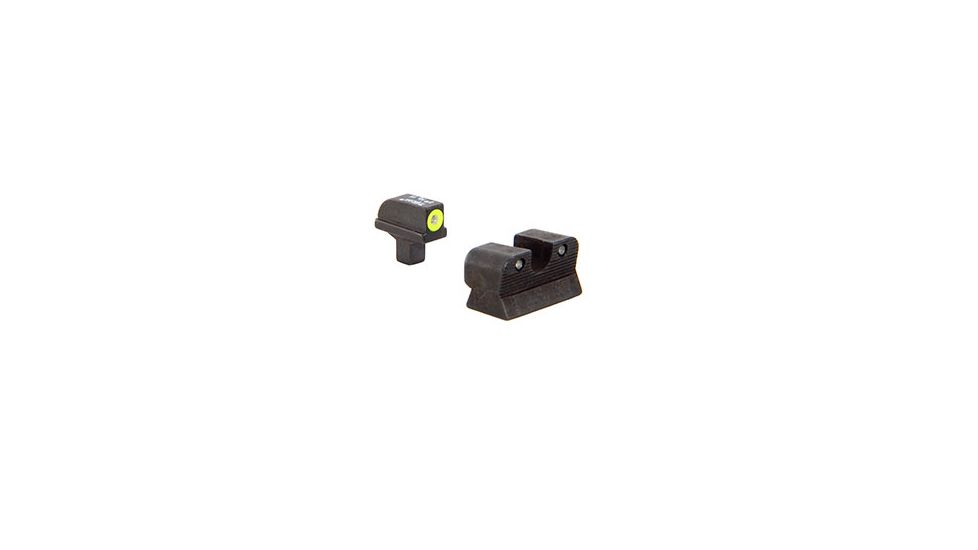 HD Night Sight Set " Yellow Front Outline " for Colt Officers/Compact A1