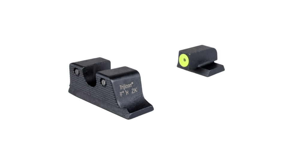 Trijicon HD Tritium Night Sights - Yellow Front Outline - for M&amp;P C.O.R.E, M&amp;P M2.0 Optics Ready, Black, SA140-C-601171