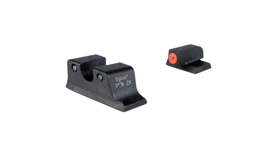 Trijicon HD XR Tritium Night Sights - Orange Front Outline - for M&amp;P C.O.R.E, M&amp;P M2.0 Optics Ready, Black, SA640-C-601172