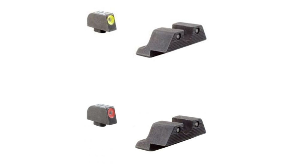 Trijicon Heavy Duty Night Sights For Glock, Green, Orange, Yellow