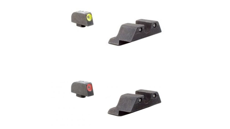 Trijicon Heavy Duty Night Sights For Glock, Green, Orange, Yellow