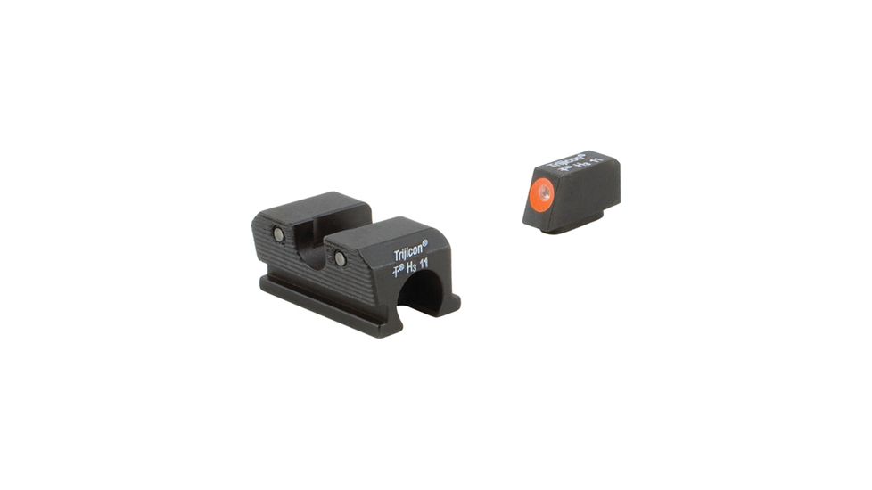 Trijicon Walter Heavy Duty Night Sight Set, Orange Front Outline, P99, PPQ, PPQ M2, 600738