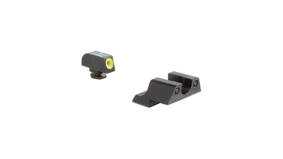 Trijicon Heavy Duty Night Sights Yellow Front Outline Fits Glock 42