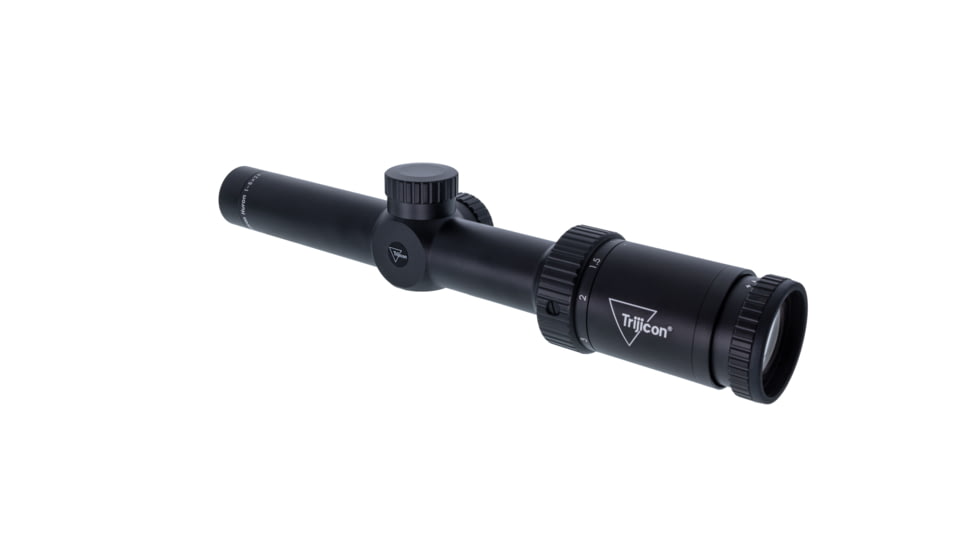 Trijicon Huron 1-6x24mm Rifle Scope, 30mm Tube, Second Focal Plane, BDC Hunter Holds Reticle, Satin Black, HR624-C-2700008