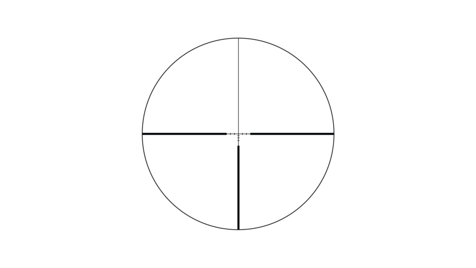Trijicon Huron 1-6x24mm Rifle Scope, 30mm Tube, Second Focal Plane, BDC Hunter Holds Reticle, Satin Black, HR624-C-2700008