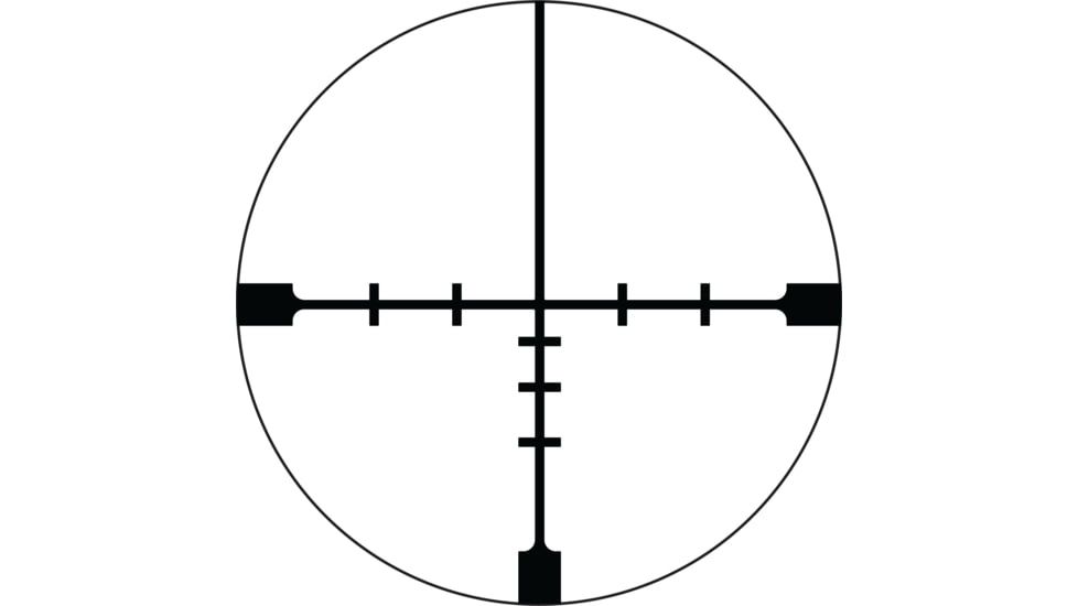Trijicon Huron 1-6x24mm Rifle Scope, 30mm Tube, Second Focal Plane, BDC Hunter Holds Reticle, Satin Black, HR624-C-2700008