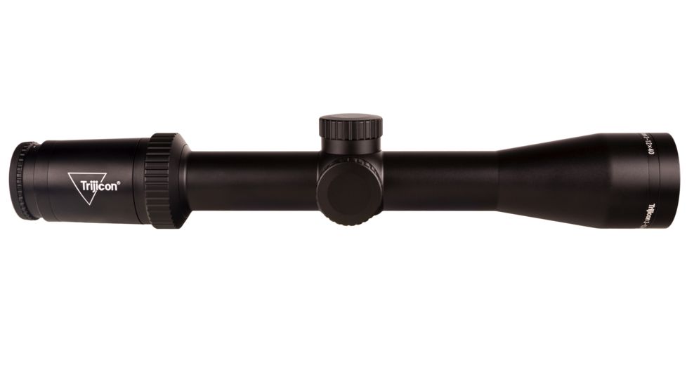 Trijicon Huron HR1240 3-12x40mm Rifle Scope, 30 mm Tube, Second Focal Plane, Black, Non-Illuminated BDC Hunter Hold Reticle, MOA Adjustment, 2700003