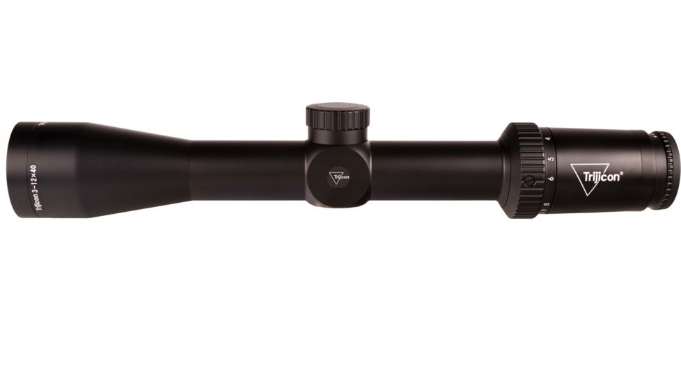 Trijicon Huron HR1240 3-12x40mm Rifle Scope, 30 mm Tube, Second Focal Plane, Black, Non-Illuminated BDC Hunter Hold Reticle, MOA Adjustment, 2700003