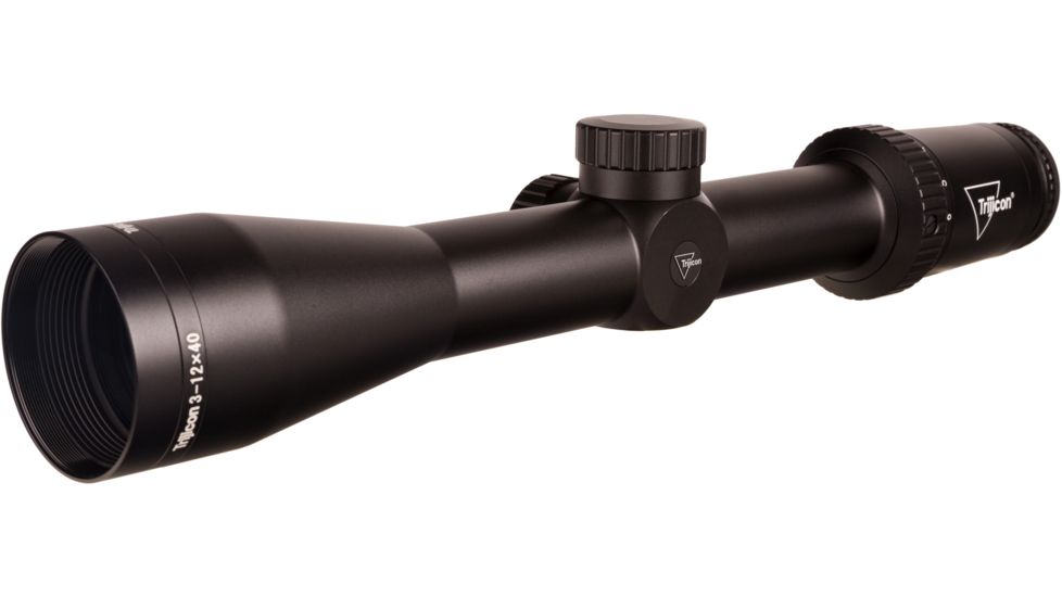 Trijicon Huron HR1240 3-12x40mm Rifle Scope, 30 mm Tube, Second Focal Plane, Black, Non-Illuminated BDC Hunter Hold Reticle, MOA Adjustment, 2700003