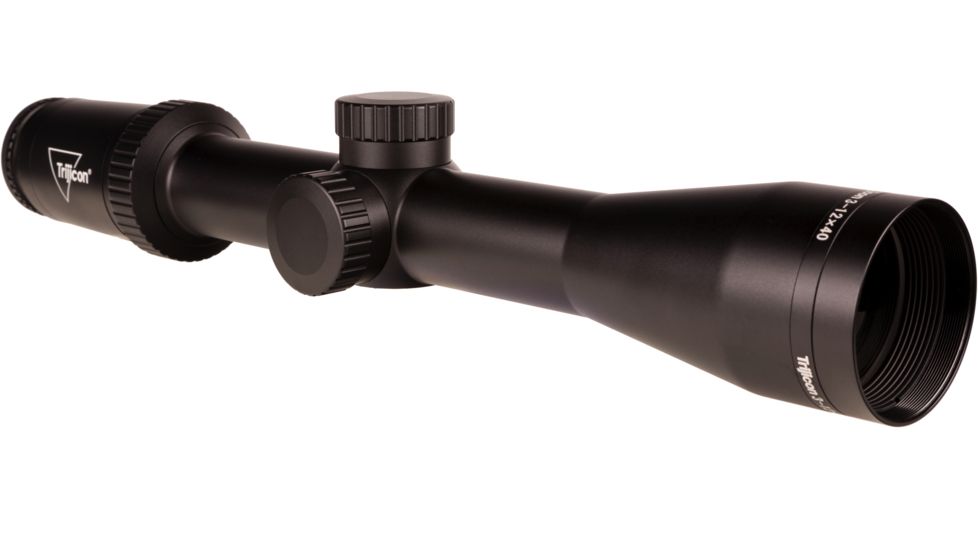 Trijicon Huron HR1240 3-12x40mm Rifle Scope, 30 mm Tube, Second Focal Plane, Black, Non-Illuminated BDC Hunter Hold Reticle, MOA Adjustment, 2700003
