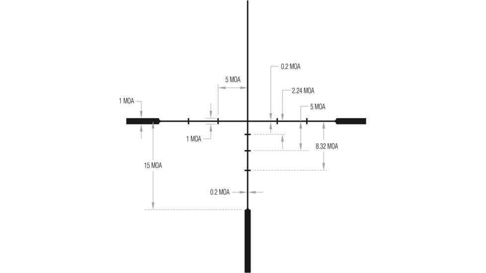 Trijicon Huron HR1240 3-12x40mm Rifle Scope, 30 mm Tube, Second Focal Plane, Black, Non-Illuminated BDC Hunter Hold Reticle, MOA Adjustment, 2700003