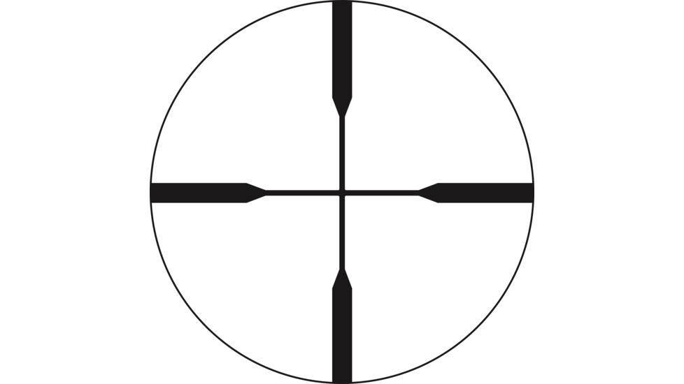 Trijicon Huron HR940 3-9x40mm Rifle Scope, 1 in Tube, Second Focal Plane, Black, Non-Illuminated Standard Duplex Crosshair Reticle, MOA Adjustment, 2700005