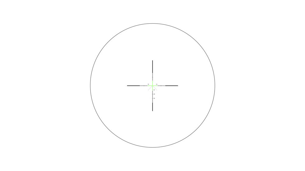 OPEN BOX, DEALER DEMO, Trijicon AccuPower RS-24 1-4x24mm Rifle Scope, 30 mm Tube, Second Focal Plane, Black, Green MOA-Dot Crosshair w/ Dot Reticle, MOA Adjustment, 1900001-DMO